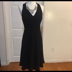 Black Cocktail v-neck dress